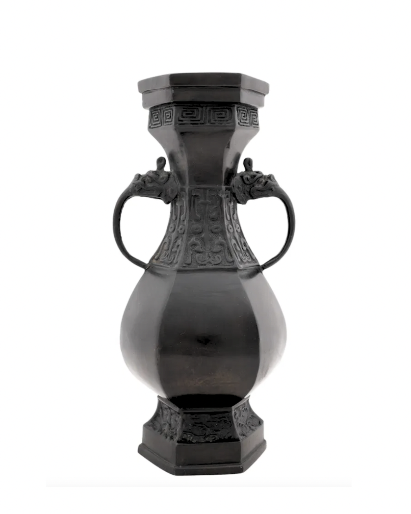 Bronze Flower Vase